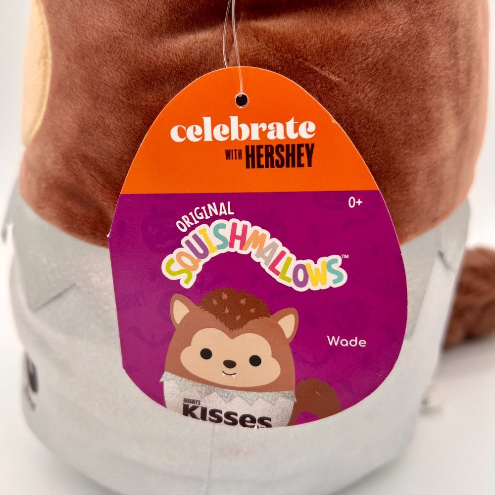 NWT 🥀 12" Wade the Hershey's Kiss Wolf Squishmallow - Picture 7 of 10
